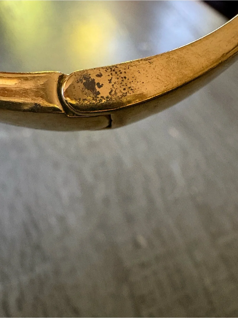 Kate Spade Gold-Tone Open Cuff Hinged Bracelet with Crystal Accent - Picture 3 of 4